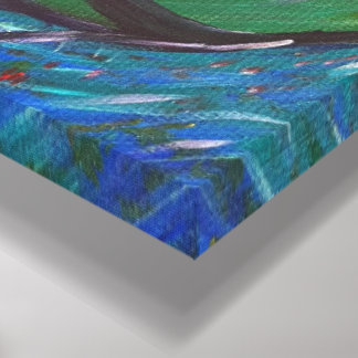 Mantra Garden - Om Canvas Schilderij