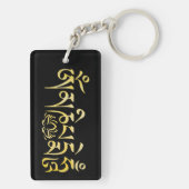 Mantra Gold Waterverf Sleutelhanger (achterkant)