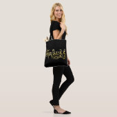 Mantra Gold Waterverf Tote Bag (Op model)