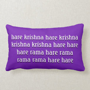 Mantra: HARE KRISHNA Kussen