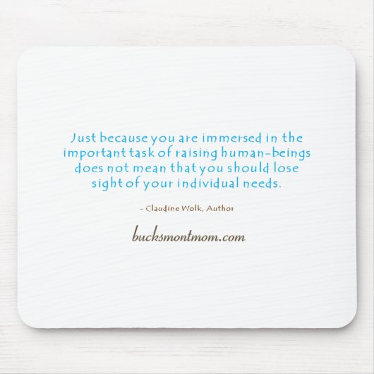 Mantra Mousepad van de moeder Muismat (Voorkant)