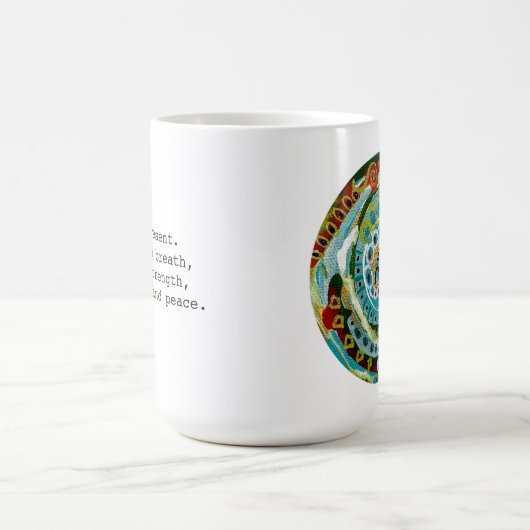 Mantra mug with prayer portal - Presence Koffiemok (Center)