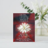 Mantra of Love Briefkaart (Staand voorkant)