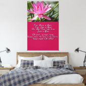 Mantra of Love Canvas Afdruk (Insitu (Slaapkamer))