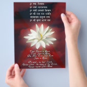 Mantra of Love Flyer (Hand)