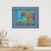 MANTRA: Om 108 keer de Heilige Achtergrond Poster (Keuken)