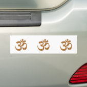 MANTRA OmMantra Yoga Meditation Chant Hinduism gif Bumpersticker (Op auto)