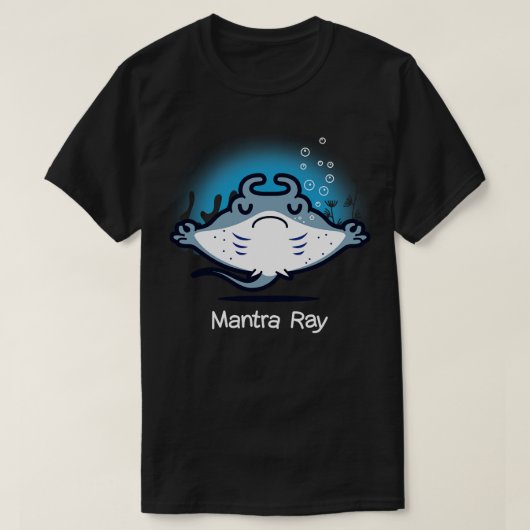 Mantra Ray Funny Schattige Kawaii Manta Ray Doing  T-shirt (Design voorkant)