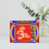 MANTRA Shakti: Passie, Toewijding, Macht en Vrede Briefkaart (Staand voorkant)