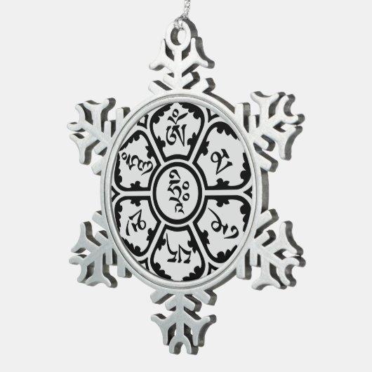 Mantra Snow Flake Ornament (Rechts)
