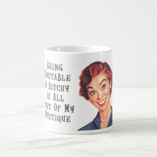 mantra take 2 retro magische mok (Center)