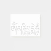 Mantra Zwart Script Post-it® Notes (Voorkant)