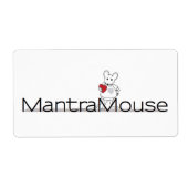 MantraMouse®-Logo Stickers (Voorkant)