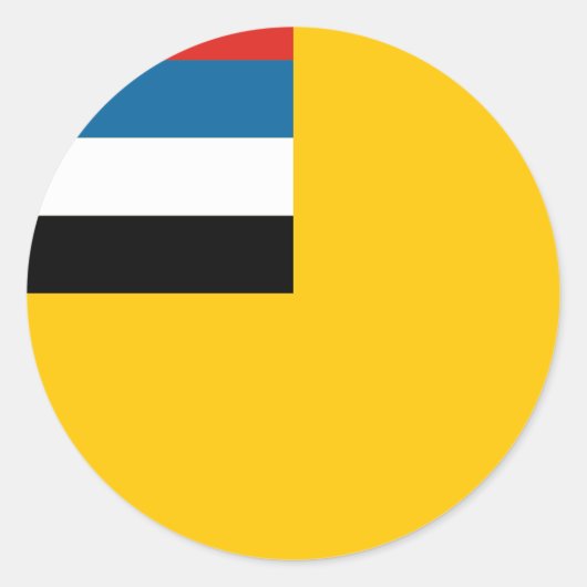 Mantsjoekwo Ronde Sticker (Voorkant)