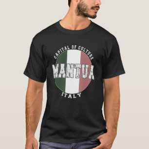 Mantua Italië, Italiaanse vlag T-shirt