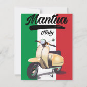 Mantua Italië reisposter (Achterkant)