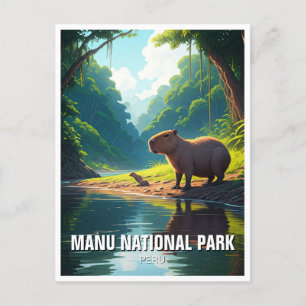 Manu Nationaal Park Peru Briefkaart