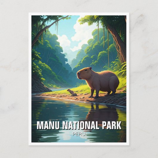Manu Nationaal Park Peru Briefkaart (Voorkant)