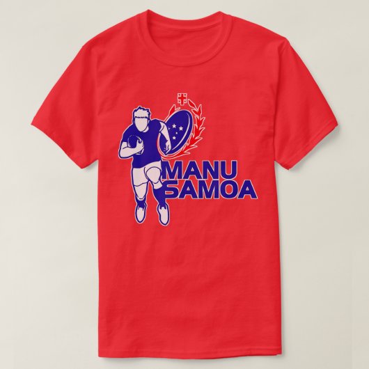 Manu Samoa Rugby eam T-shirt (Design voorkant)
