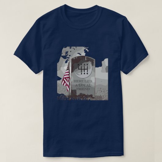 MANUAL 2-Sided Tombstone T-shirt (Design voorkant)