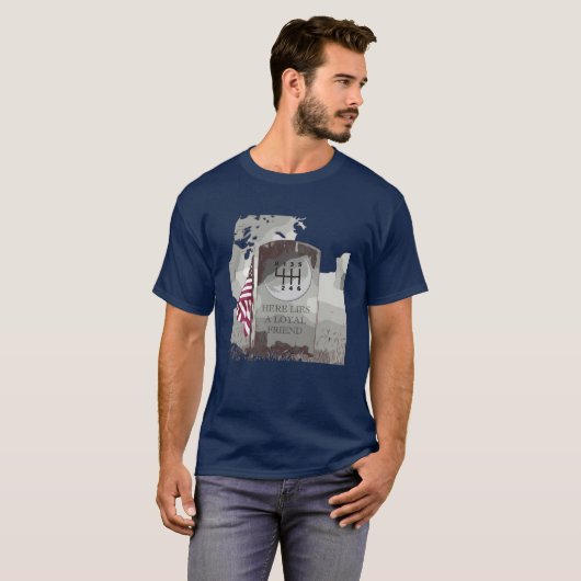 MANUAL 2-Sided Tombstone T-shirt (Voorkant volledig)