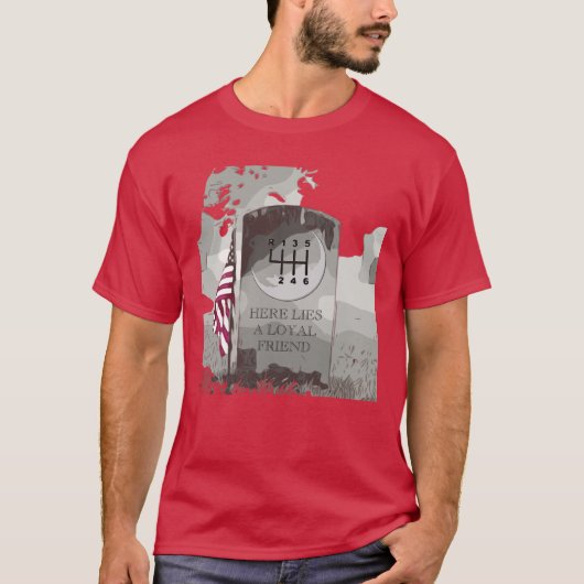 MANUAL 2-Sided Tombstone T-shirt (Voorkant)