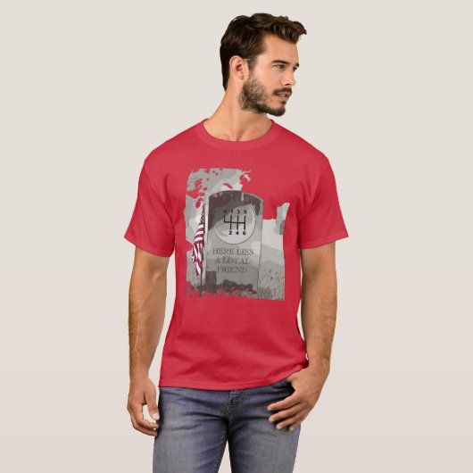 MANUAL 2-Sided Tombstone T-shirt (Voorkant volledig)