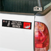MANUAL antidiefstal Bumpersticker (Op Truck)
