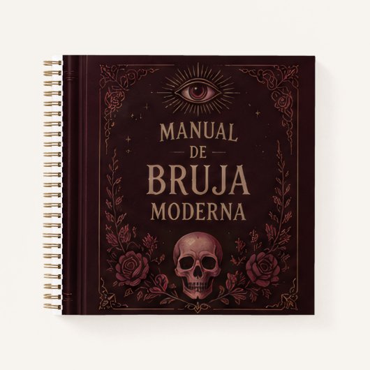 manual de bruja moderna marron notitieboek (Voorkant)