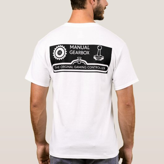 Manual Gearbox The Original Gaming Controller T-shirt (Achterkant)