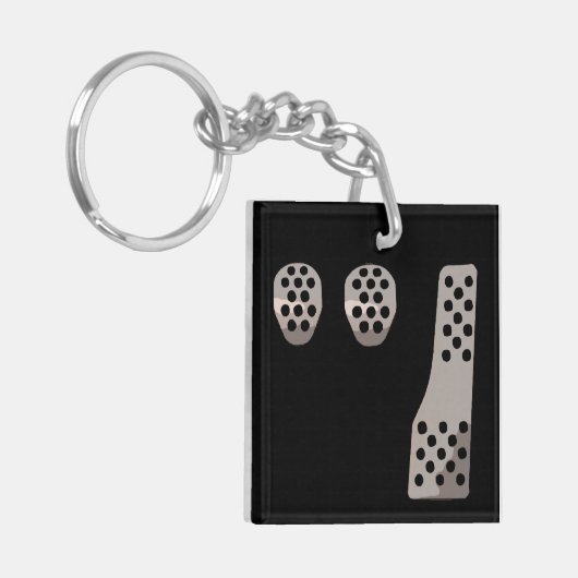 MANUAL Transmission - Three Pedal Dance Sleutelhanger (Voorkant Links)