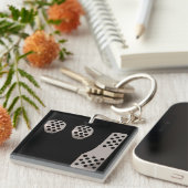 MANUAL Transmission - Three Pedal Dance Sleutelhanger (Voorkant Rechts)