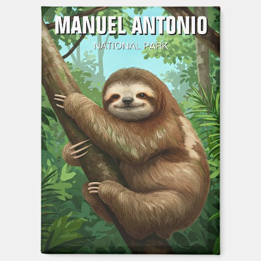 Manuel Antonio Nationaal Park Costa Rica Reizen Magneet (Voorkant)