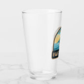 Manuel Antonio National Park Travel Art Vintage Glas (Rechts)