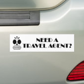 Manuel Calavera Afterlife Travel Agent Bumpersticker (Op auto)