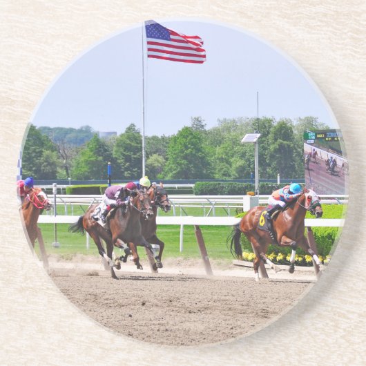 Manuel Franco leidt "Van het punt tot de overwinni Zandsteen Onderzetter (Voorkant)