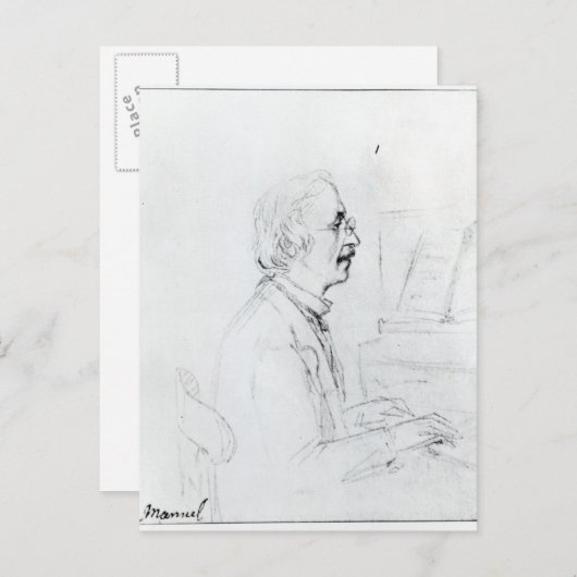 Manuel Garcia Briefkaart (Voorkant / Achterkant)