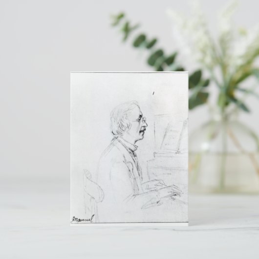 Manuel Garcia Briefkaart (Staand voorkant)