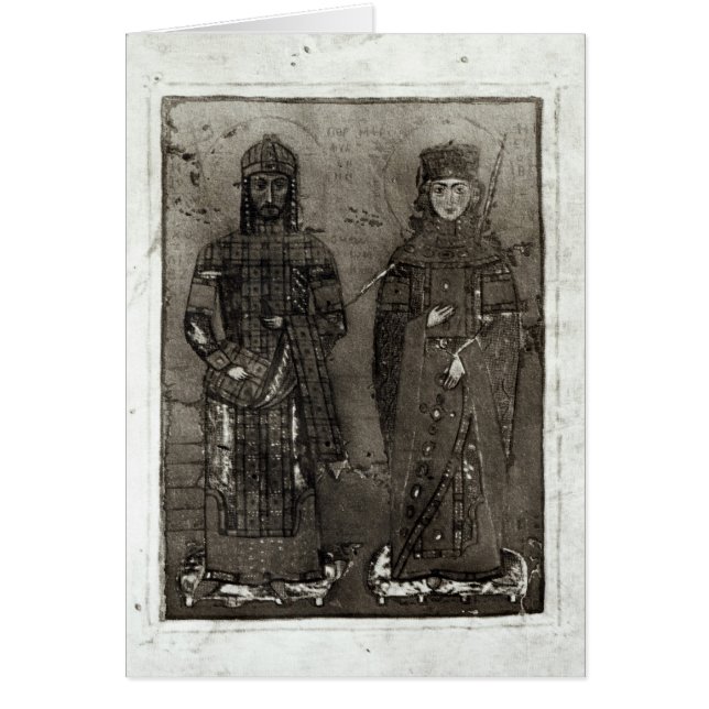 Manuel I Comnenus en Empress Maria van Antioch (Voorkant)