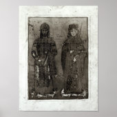 Manuel I Comnenus en Empress Maria van Antioch Poster (Voorkant)
