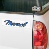 Manuel Name blue Aufkleber Sticker Autoaufkleber (Op Truck)
