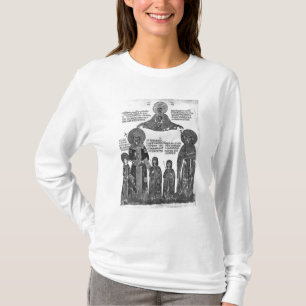 Manuel Palaeologus beschermd door Virgin Mary T-shirt