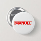 Manuel Stamp Ronde Button 5,7 Cm (Voorkant /achterkant)