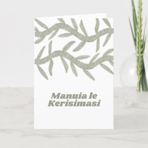 Manuia le Kerisimasi Bedankkaart