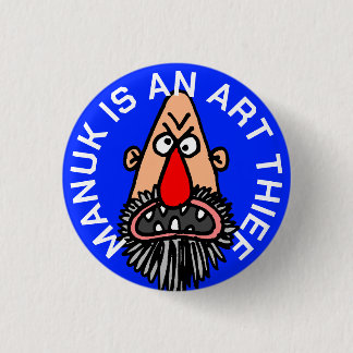 MANUK IS EEN KUNSTHIEF BUTTON
