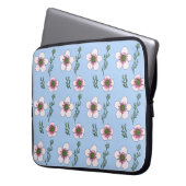 Manuka Bloemen Laptop Sleeve (Voorkant Links)