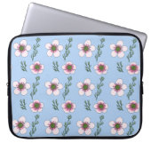Manuka Bloemen Laptop Sleeve (Voorkant)
