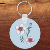 Manuka Bloemen Sleutelhanger (Voorkant)