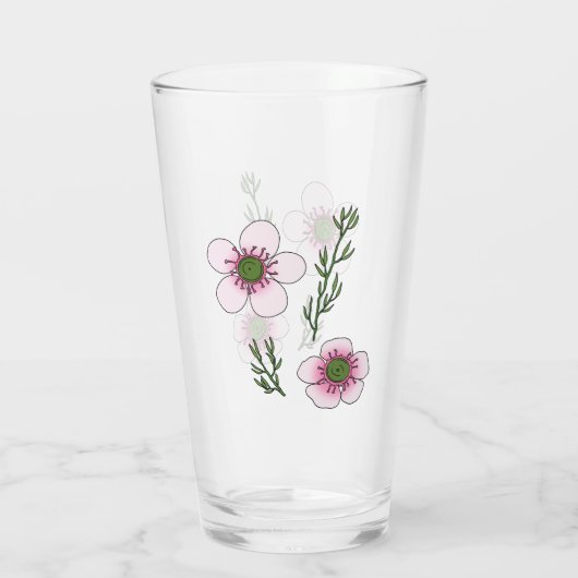 Manuka Flowers Glas (Achterkant)