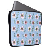Manuka Flowers Laptop Sleeve (Voorkant Rechts)